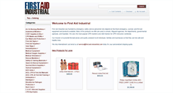 Desktop Screenshot of first-aid-industrial.com